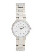 Trussardi Silver Men's Watch, Elegant Silver Dial, Used
