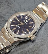 Nivada Grenchen F77 Dark Blue Aventurine Automatic Steel Men's 37mm - 68010A77 -