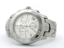 TAG Heuer Link Chronograph Quartz Silver Dial 42mm Stainless Steel CJ1111
