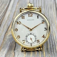 Custom Hamilton Mariage Watch 43mm with Original 921 Pocket Watch Movement 1954