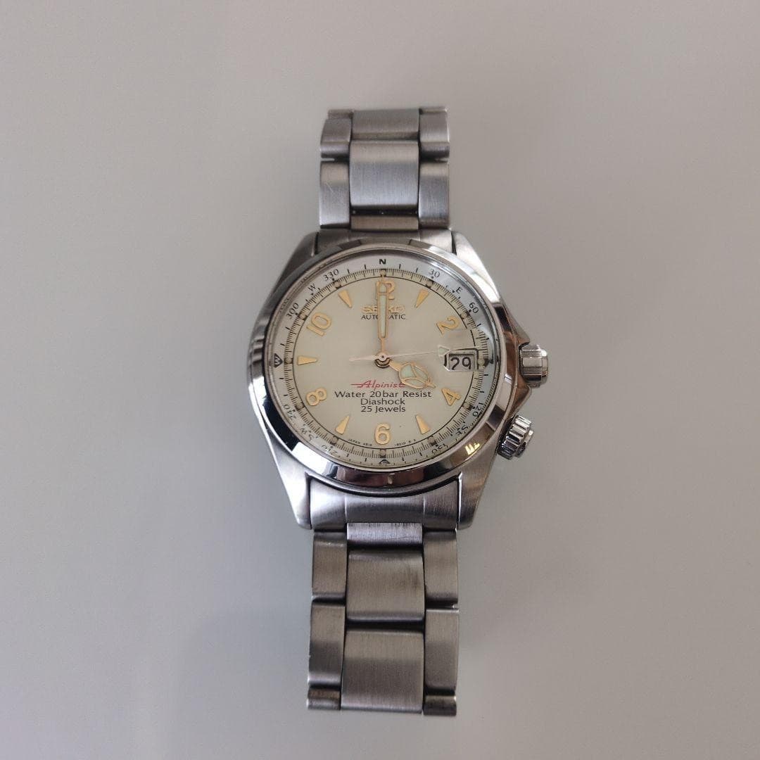 SEIKO Alpinist 4S15-6000 Ivory Dial SCVF007 Auto Men's Watch
