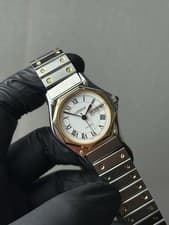 Vtg 1990s Cornavin Pentaflex Octagon 2034 Men’s Watch [Roman Dial]