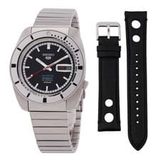 Seiko Limited Edition 5 Sports Automatic Black Dial Watch SRPL05K1