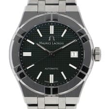 MAURICE LACROIX AI6007-Stainless Steel002-630-1 icon WATCH green SS AT
