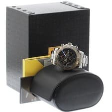 BREITLING SUPER AVENGER II A13371 49mm SS Black Dial Automatic Chronograph #C270