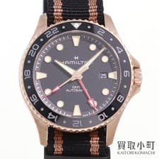 Excellent Condition Hamilton HAMILTON Khaki Navy Scuba Auto GMT Bronze 43mm Auto