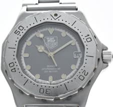 [EXC+5] TAG Heuer 3000 932.213 Gray Dial 200M Quartz Unisex Watch From JAPAN