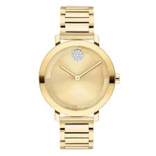 Movado 3601106 Women's Bold Evolution 2.0 Quartz Gold Dial Watch