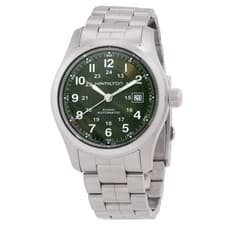 Hamilton Khaki Field Automatic Green Dial Watch H70605160