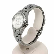 Chanel J12 Chromatic 29mm H3401 Women's Watch, Date, 8 Diamonds, Silver, Quartz