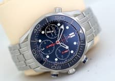Omega Seamaster Chronograph (2021) - 42mm Co-Axial Automatic Watch - Navy Dial
