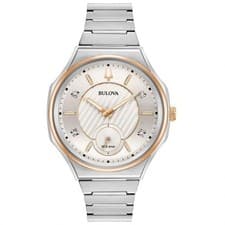 Bulova CURV Diamond Stainless Steel Women's Watch 98P182