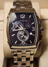 Hamilton Jazz Master CHRONO Tonneau Quartz Working