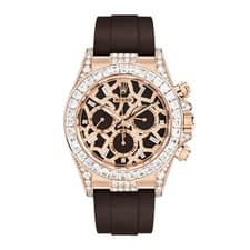 Rolex Daytona Watch 40MM Brown Diamond Index Markers Dial Rose Gold