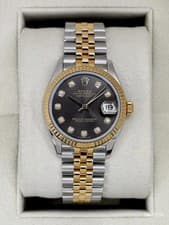 2021 Rolex Datejust 31mm 278273 Two-Tone Rhodium Diamond Dial