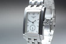 [Near MINT] Longines Dolce Vita L5.655.4 Small Second White Dial Qz Men's Watch