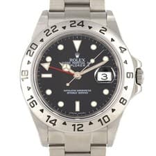 Authentic Rolex Explorer II 16570 Stainless Steel Mechanical Automatic F Ser...
