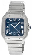 Cartier Santos De Cartier Automatic Large Blue Dial Men's Watch WSSA0030