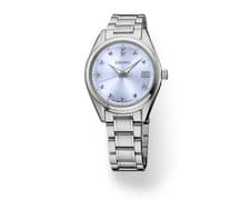 with box and papers Seiko DIAMONDS SUR581 Blue Dial 10 bar 100M Water Re G2U