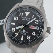 Citizen Eco Drive Radio Controlled Diver Watch 20 Bar Titanium Solar