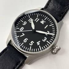 Stowa Flieger Verus 40 Automatic Watch 40mm Rare Pilot Germany Japan Working