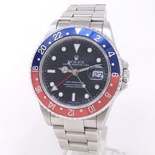 Rolex GMT-Master II Pepsi Stainless Steel Oyster Auto Black Men's Watch 16710