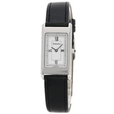 TIFFANY&Co. Classic square Watches  Stainless Steel/Leather Ladies