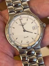 Longines Conquest Quartz Watch L1.614.4 34mm Silver Dial