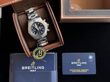 Breitling Avenger Chronograph 43mm Black Dial 2021 Steel Bracelet A13385