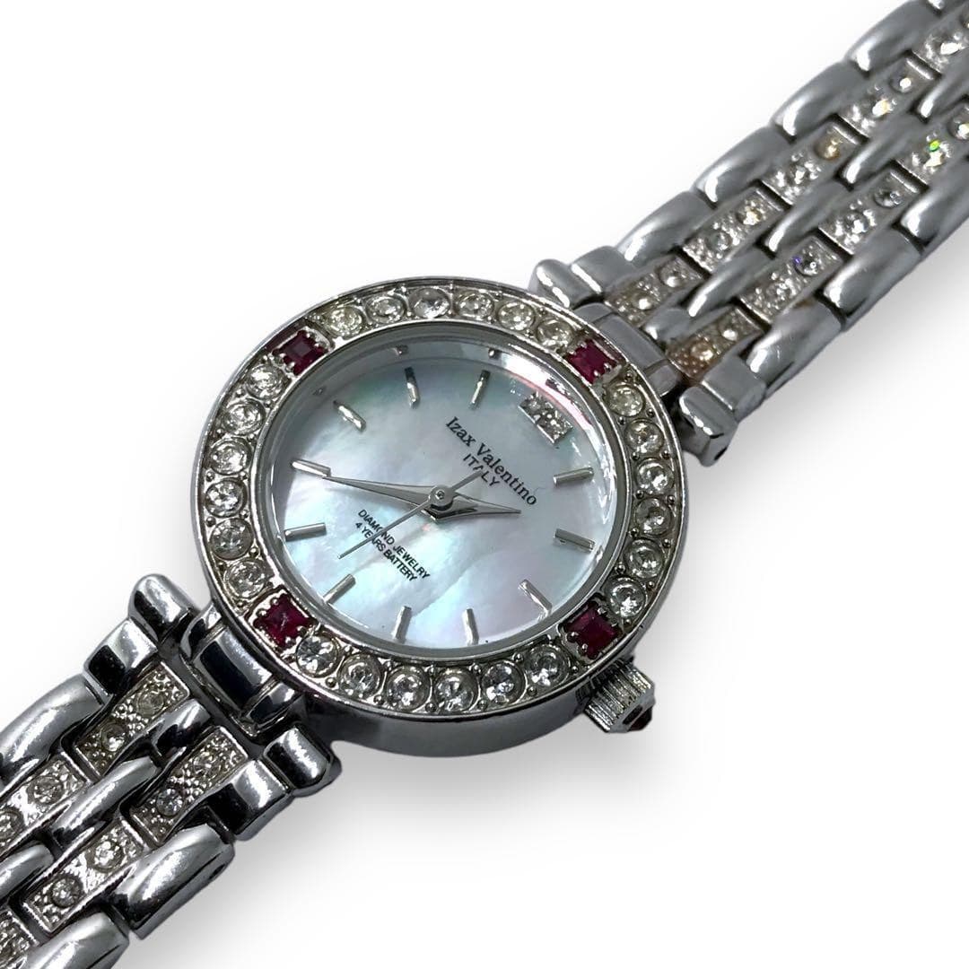 Valentino Isaac Watch Platinum Men Quartz Rare