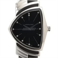 Hamilton Ventura H24411232 SS SS QZ black dial
