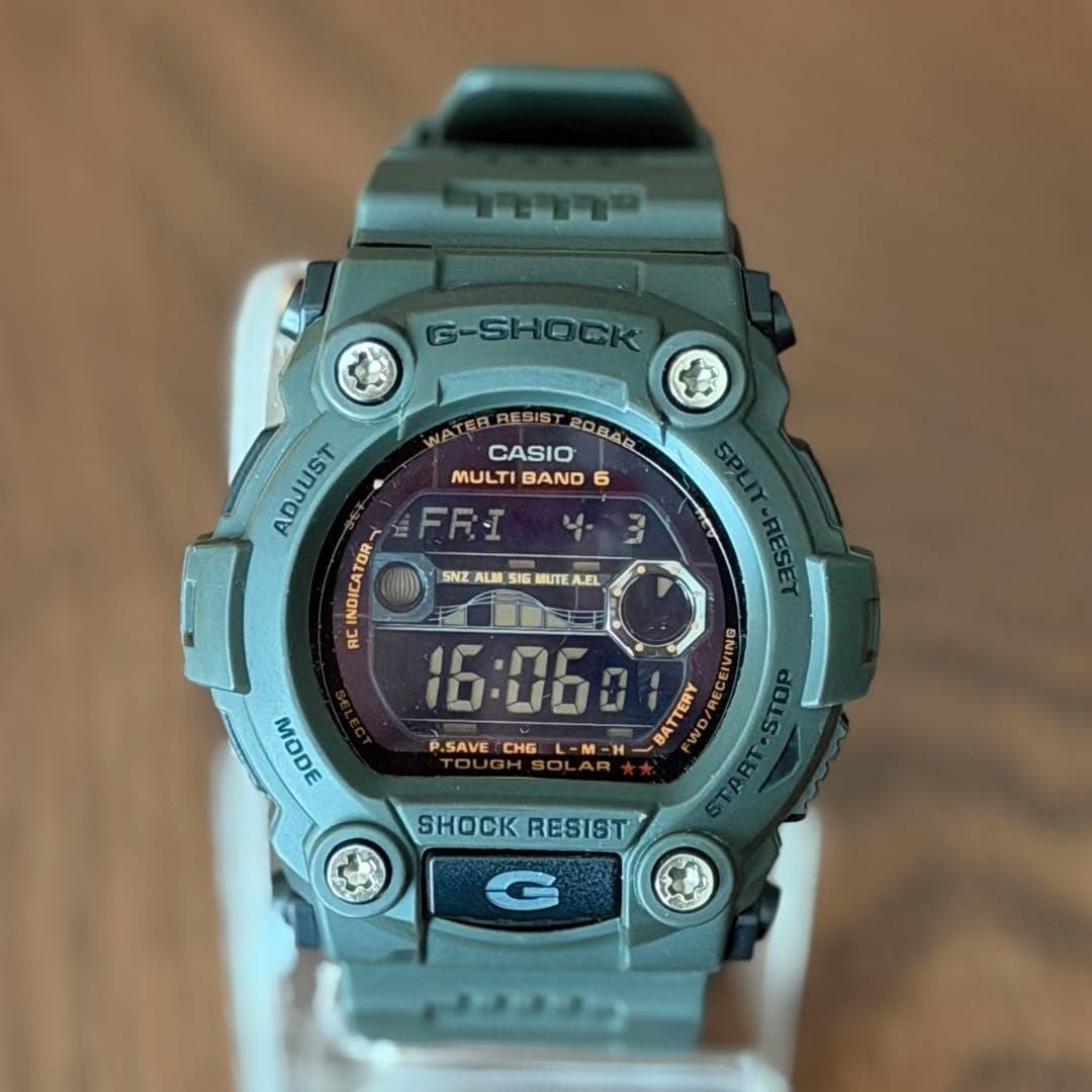 Casio G-Shock GW-7900KG Army Green Radio Solar Watch 2.0 in Military Style