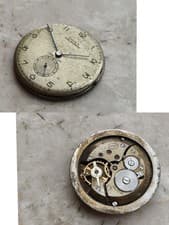 40s DOXA ANTI-MAGNETI VINTAGE WATCH MOVEMENT WATCHES DIAL 30.5mm WORKING