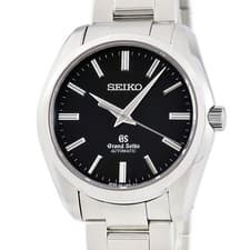 Grand Seiko 9S Mechanical 1.7" SBGR101 9S61-00B0 Black with see-through ba