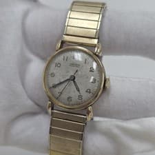 Vintage Vulcain Grand Prix Mechanical Wind WW2 Era Military Style Watch Swiss