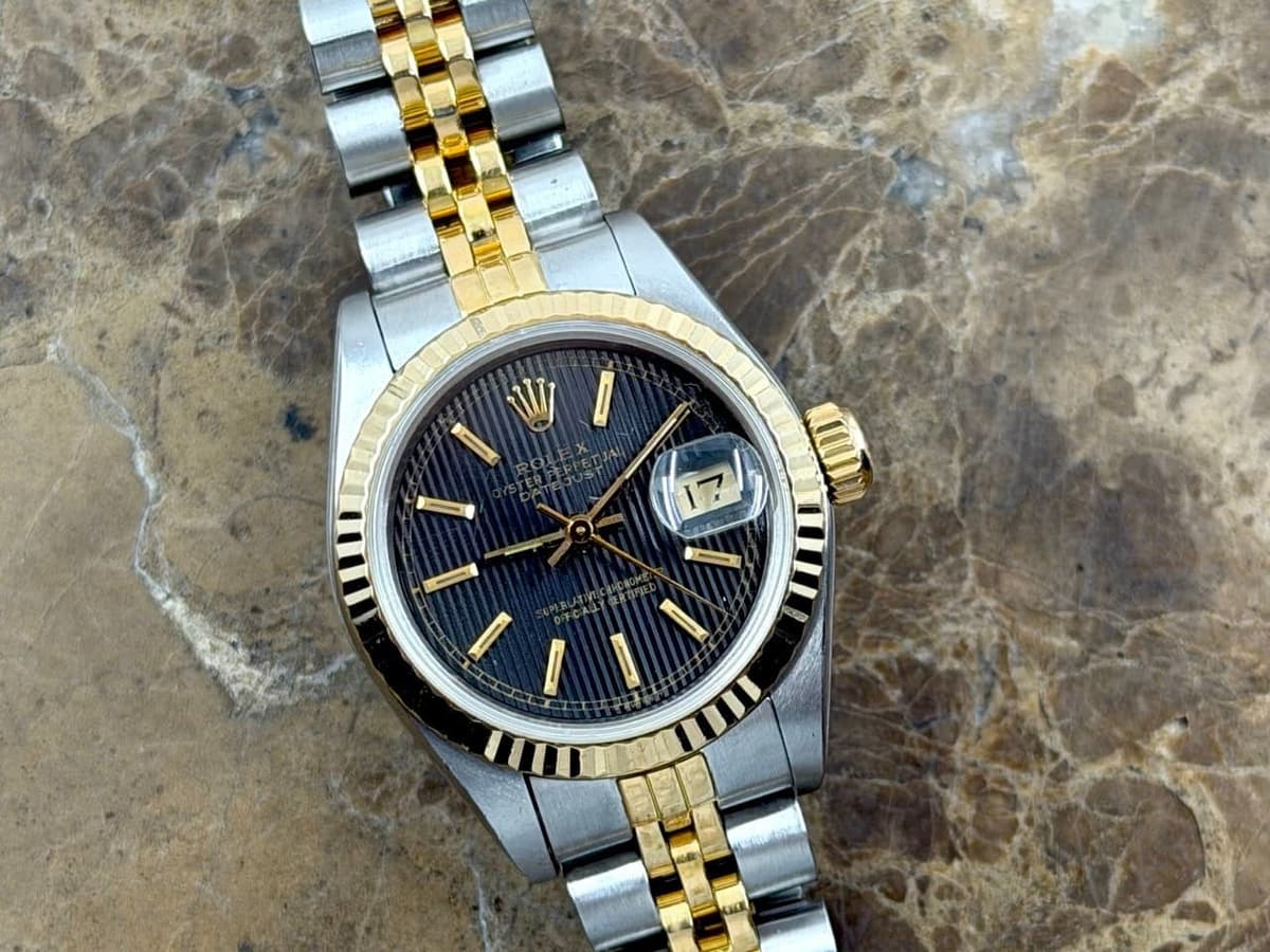 Rolex Lady Datejust 26mm Automatic 18k Gold / Steel Box Papers 69173