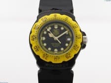 TAG Heuer Formula 1 380.508 Yellow/Black Dial Quartz Watch Not Working