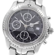 TAG HEUER Link CT2111 Chronograph Date Black Dial Automatic Men's Watch_952466