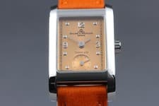 [N MINT] Baume Mercier Stainless Tiffany & Co MV045139 Orange Tank Ladies Watch