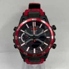 Used CASIO EDIFICE ECB-2000MFG Initial D MF Ghost Red Solar Watch