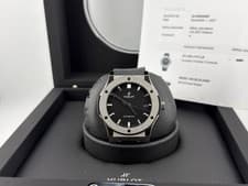 Hublot Classic Fusion 511.NX.1171.LR 45mm Black Dial Titanium Box Receipt