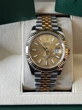 Rolex Datejust 41mm Two-Tone Jubilee Champagne Dial - 18k