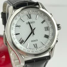 Seiko Dolce 7B27-0AD0 Radio-controlled Solar Men's Watch Working