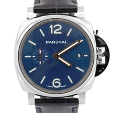 2023 PAPERS Panerai Luminor Due Blue PAM01274 Steel 42mm Automatic Watch BOX