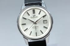 [Near MINT] Vintage Seikomatic Self Data J13085 Automatic Men's Watch From JAPAN