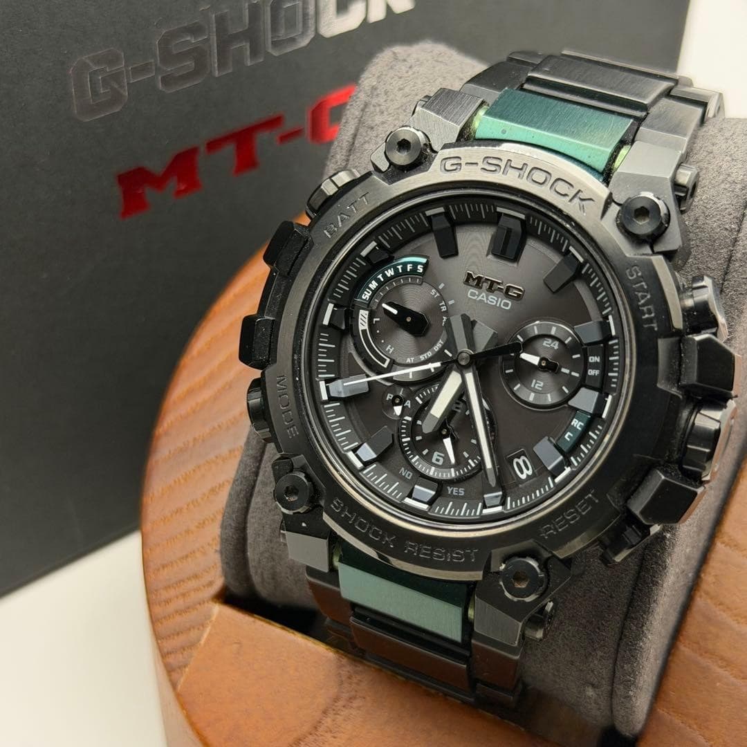 Casio G-Shock MTG-B3000BD-1A2JF Bluetooth Radio Solar Men's Watch Box Used