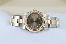 Ladies Rolex Oyster Perpetual Ref 76193 Wristwatch 369 Dial 2002 Watch & Box