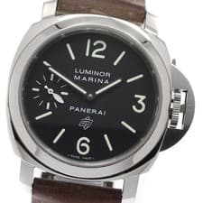 PANERAI Luminor Marina Logo Acciaio PAM01005 Hand Winding Men's Watch_832365