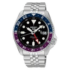 Seiko 5 Sports SBSC021 SKX Sports Style GMT Japan Colors Automatic Watch Men NEW