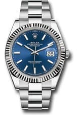 Rolex Datejust 41 Blue Index Dial on Oyster 126334